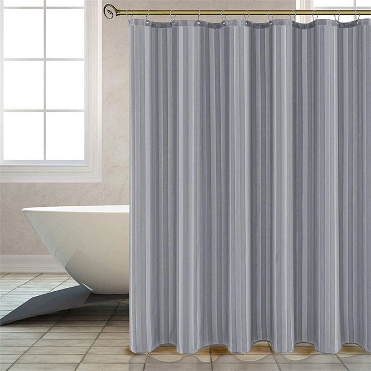 polyester with hook shower curtain